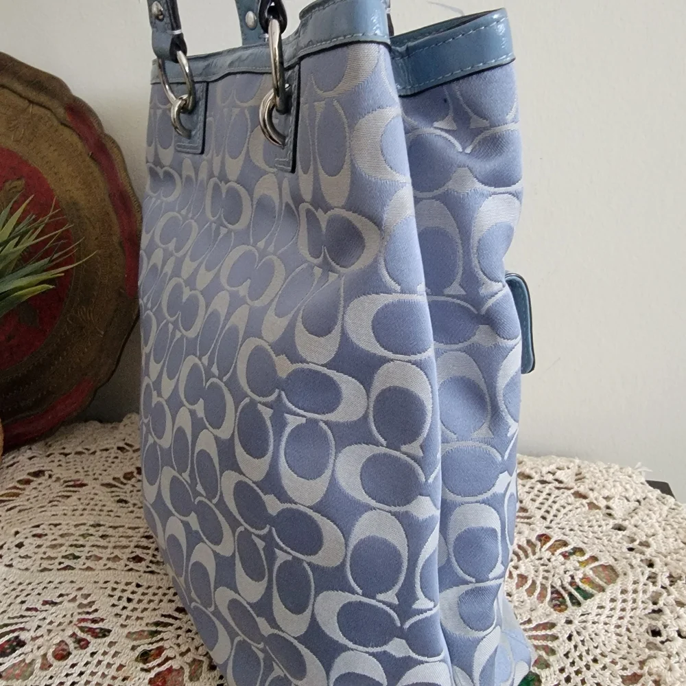 Coach shoulder bag Blue - Picture 7 of 12